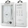 Karl Lagerfeld KLHMP16LHCKHNT iPhone 16  Pro 6.3 hardcase transparent Crossbody IML Karl Head Magsafe